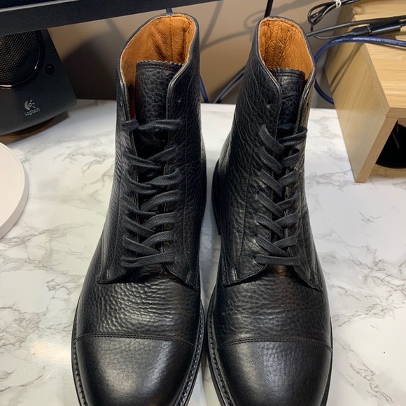 Frye SETHCAP TOE LACE UP LEATHER BOOT - Picture 3 of 9